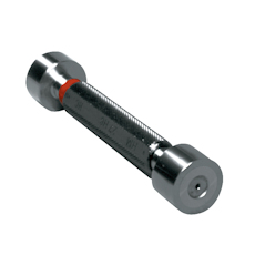 Limit plug gauges one sided of tungsten carbide (GO side). NO-GO side made of hardened tool steel. According to DIN 2245., ISO Tolerance A-ZC, quality 6-13., 
More dimensions and other tolerance on request.