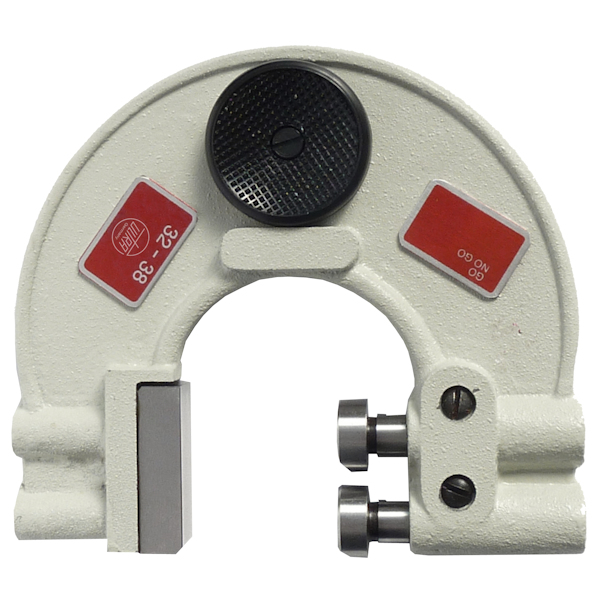 Adjustable limit snap gauge with one-ended jaws, Range: 63 mm - 70 mm