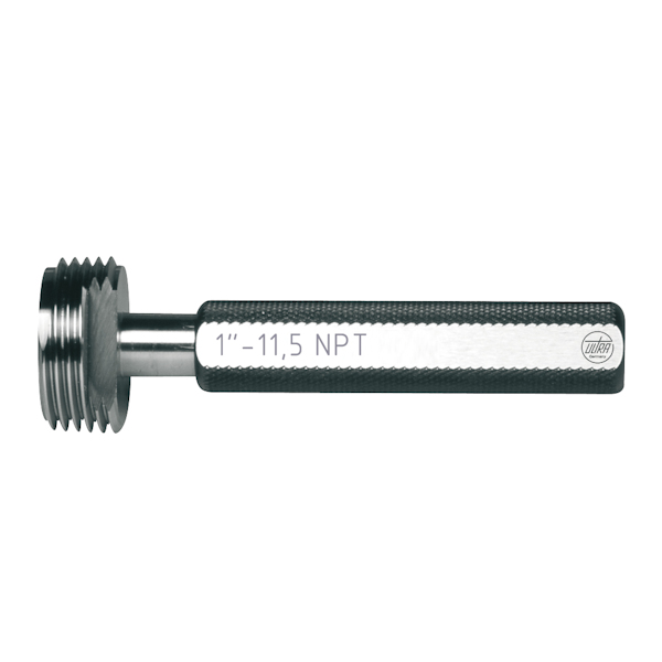 Limit thread plug gauge for American extra fine threads, Tolerance: 2B - ANSI B1.1, Size: 3''-8 NPT